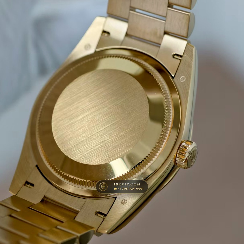 Rolex Day-Date 36 18K Yellow Gold Ref. 128238 — Private Vault Edition — Studio Gallery Plate VII in 18K Yellow Gold Au750 (183.3g Verified Mass, Rolex Manufacture Cal. 3255 - 70h Power Reserve)