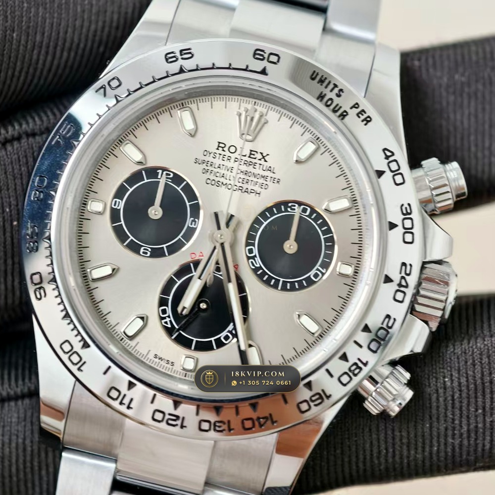 Rolex Cosmograph Daytona 18K White Gold Ref. 116509 — Private Vault Edition — Studio Gallery Plate III in 18K White Gold Au750 (216.8g Verified Mass, Rolex Manufacture Cal. 4130 - 72h Power Reserve)