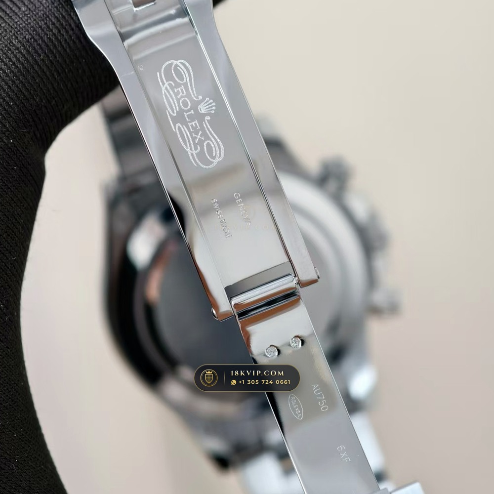 Rolex Cosmograph Daytona 18K White Gold Ref. 116509 — Private Vault Edition — Studio Gallery Plate VI in 18K White Gold Au750 (216.8g Verified Mass, Rolex Manufacture Cal. 4130 - 72h Power Reserve)