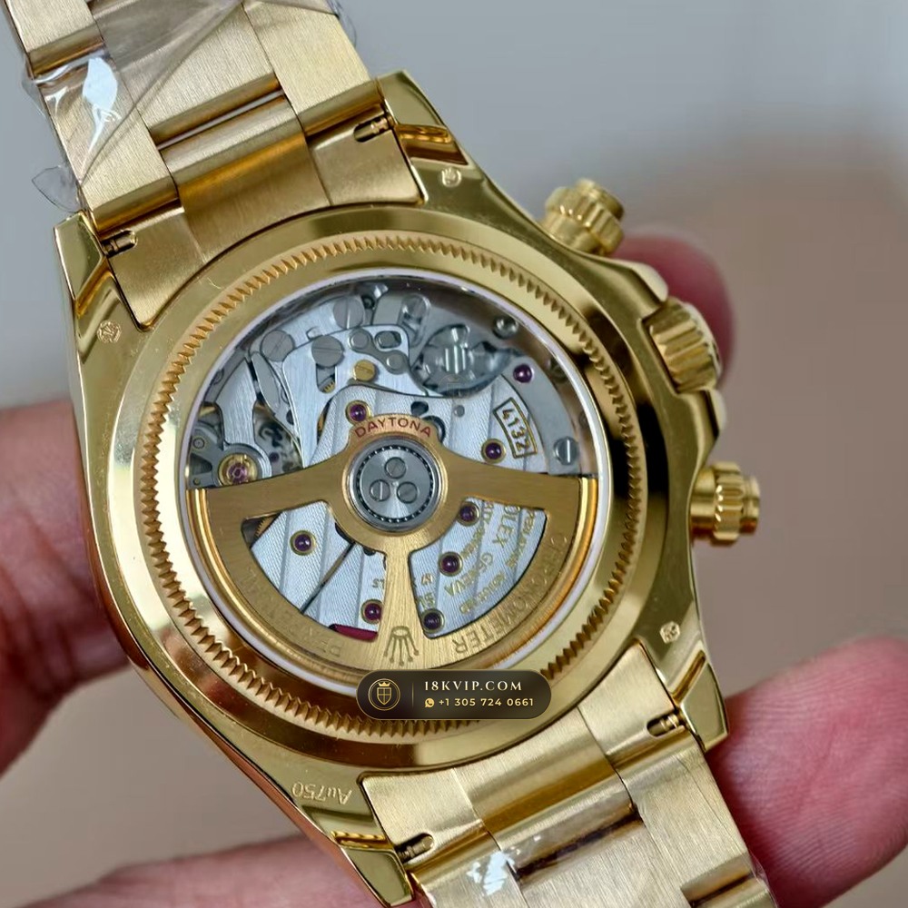 Rolex Cosmograph Daytona Le Mans 100th Anniversary 18K Yellow Gold Ref. 126528LN — Private Vault Edition — Studio Gallery Plate VII in 18K Yellow Gold Au750 (216.9g Verified Mass, Rolex Manufacture Cal. 4132 - 24h Le Mans)