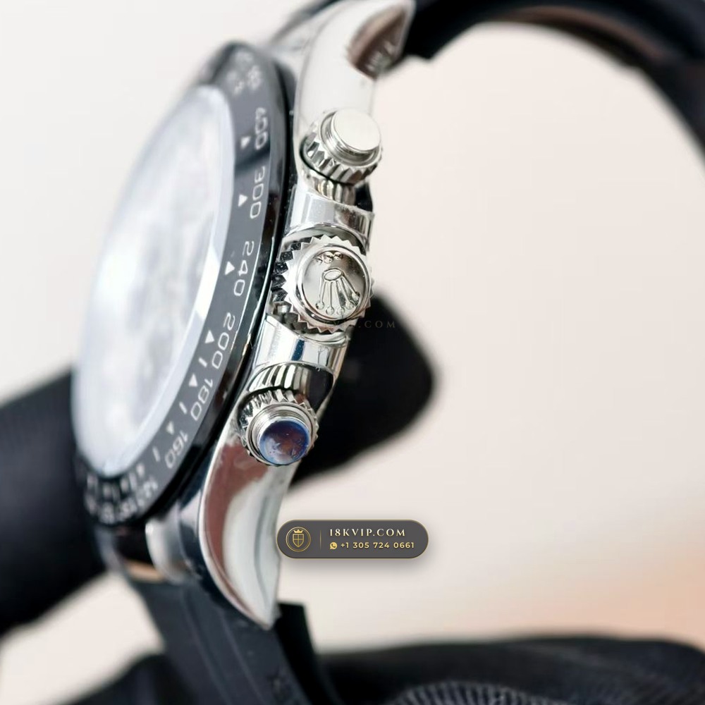 Rolex Cosmograph Daytona Gibeon Meteorite Dial 18K White Gold Ref. 126509 — Private Vault Edition — Studio Gallery Plate V in 18K White Gold Au750 (216.3g Verified Mass, Rolex Manufacture Cal. 4131 - 72h Power Reserve)