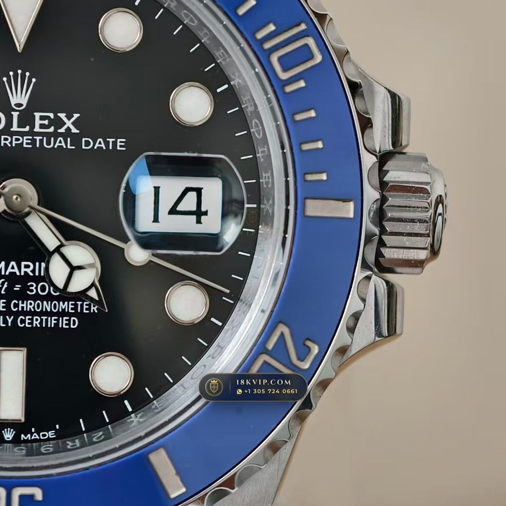 Rolex Submariner Date Graduated Royal Blue Sunburst Dial 18K White Gold Ref. 126619LB — Private Vault Edition — Studio Gallery Plate IV in 18K White Gold Au750 (227.4g Verified Mass, Rolex Manufacture Cal. 3235 - 70h Power Reserve)