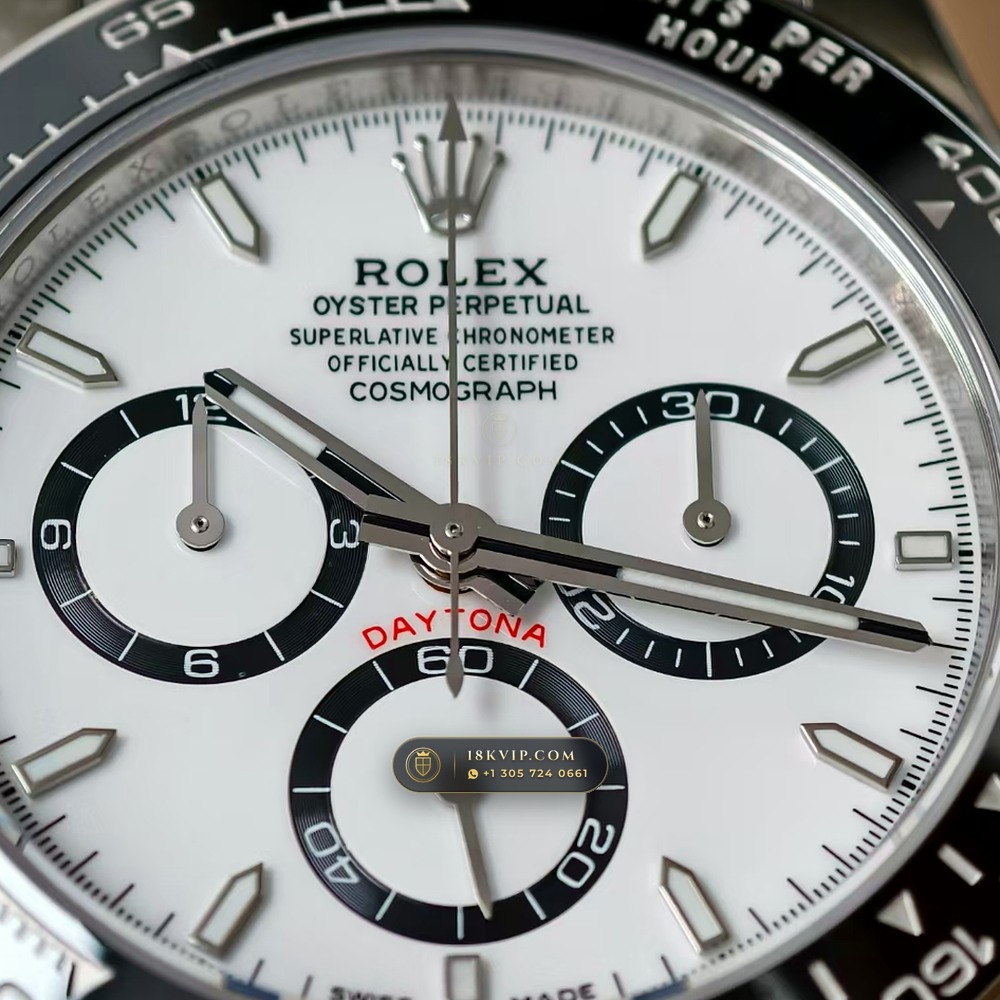 Rolex Cosmograph Daytona High-Contrast White & Black Panda Chronograph Dial Ref. 126500 — Private Vault Edition — Studio Gallery Plate V in 904L Stainless Steel Custom Architecture (143.8g Verified Mass, Rolex Manufacture Cal. 4131 - 72h Power Reserve)
