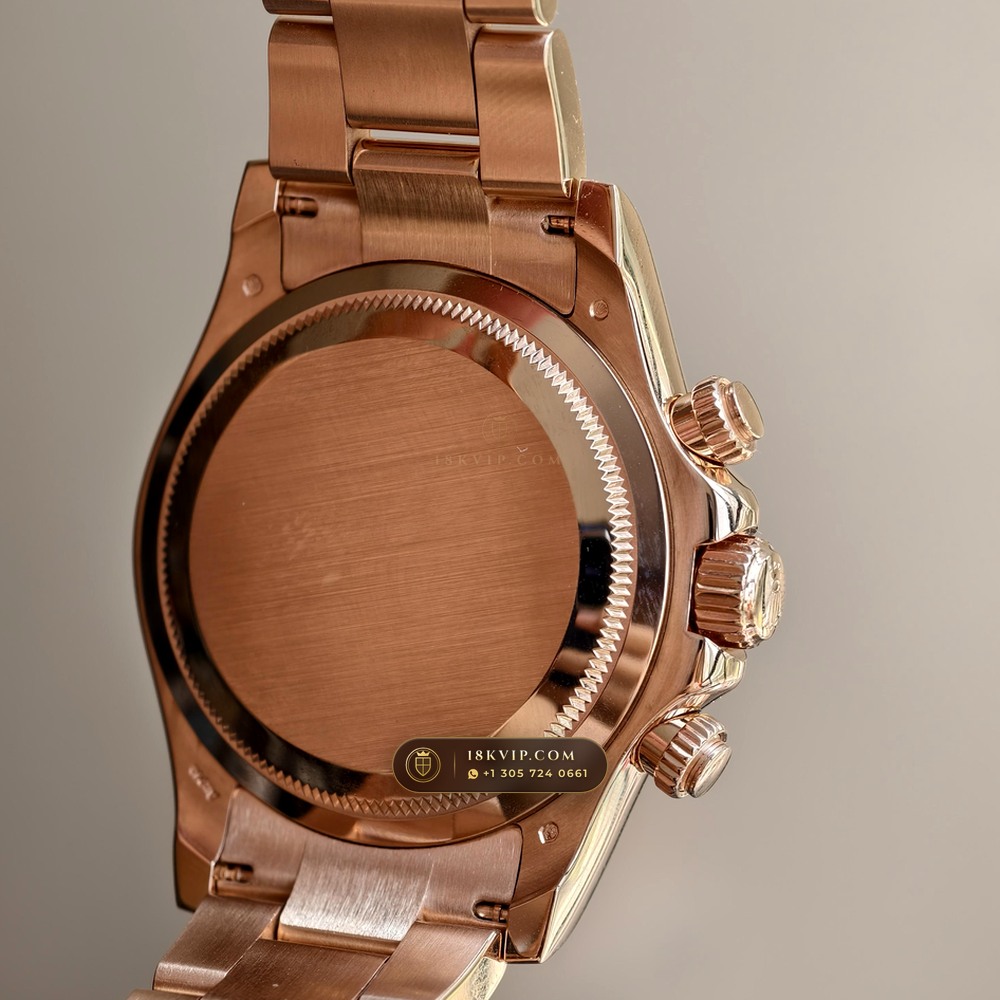 Rolex Cosmograph Daytona 18K Everose Gold Ref. 126505 — Private Vault Edition — Studio Gallery Plate VI in 18K Rose Gold Au750 (216.8g Verified Mass, Rolex Manufacture Cal. 4131 - 72h Power Reserve)