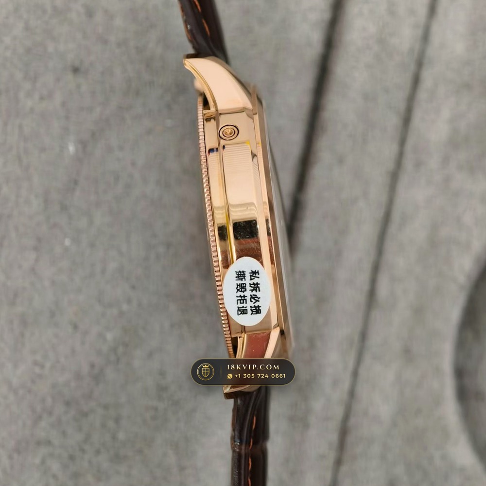 Vacheron Constantin Traditionnelle Complete Calendar Openface 18K Rose Gold Ref. 4010T/000R-B344 — Private Vault Edition — Studio Gallery Plate V in 18K Rose Gold Au750 (96.9g Verified Mass, Vacheron Constantin Cal. 2460 QCL/2 - Hallmark of Geneva)
