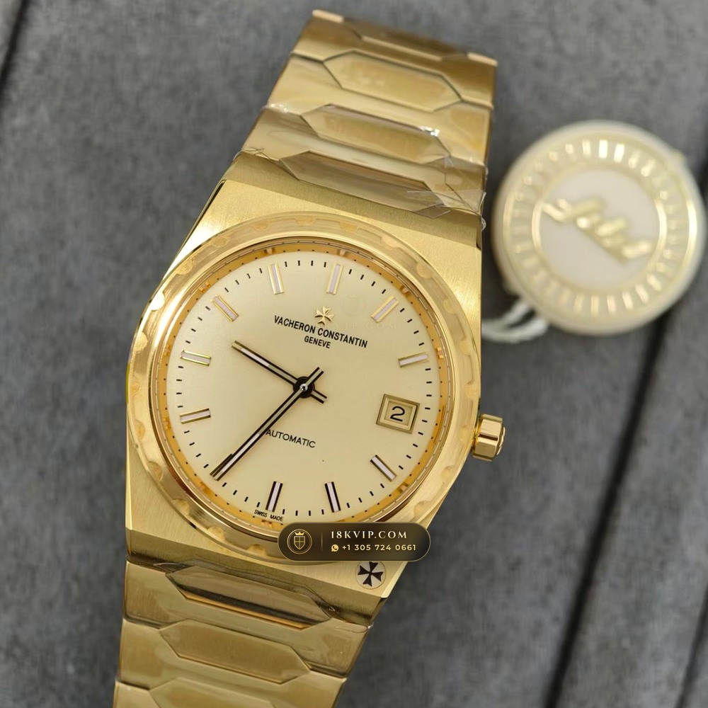 Vacheron Constantin Historiques 222 Jumbo 37mm 18K Yellow Gold Ref. 4200H/222J-B935 — Private Vault Edition — Studio Gallery Plate III in 18K Yellow Gold Au750 (169.6g Verified Mass, Vacheron Constantin Cal. 2455/2 - 22K Gold Rotor)