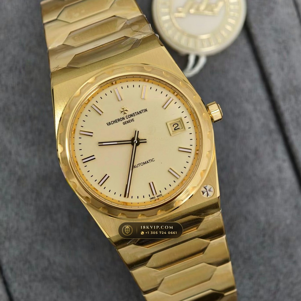 Vacheron Constantin Historiques 222 Jumbo 37mm 18K Yellow Gold Ref. 4200H/222J-B935 — Private Vault Edition — Studio Gallery Plate IV in 18K Yellow Gold Au750 (169.6g Verified Mass, Vacheron Constantin Cal. 2455/2 - 22K Gold Rotor)