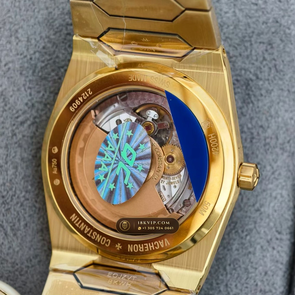 Vacheron Constantin Historiques 222 Jumbo 37mm 18K Yellow Gold Ref. 4200H/222J-B935 — Private Vault Edition — Studio Gallery Plate VII in 18K Yellow Gold Au750 (169.6g Verified Mass, Vacheron Constantin Cal. 2455/2 - 22K Gold Rotor)