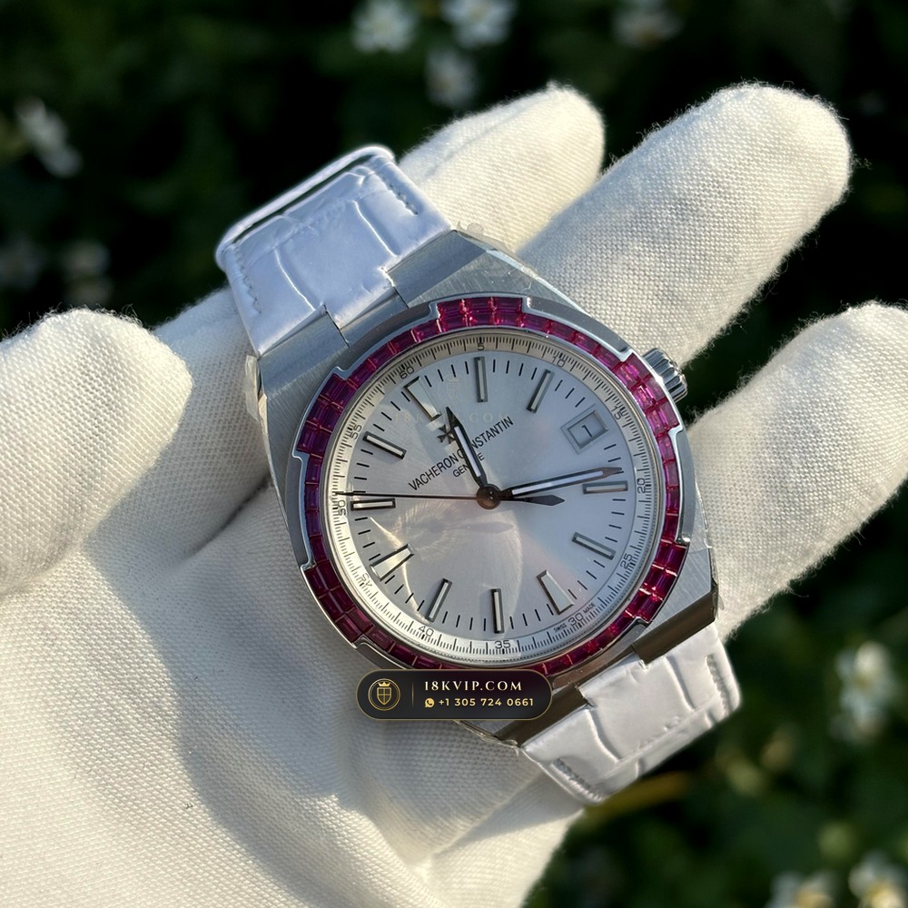 Vacheron Constantin Overseas Self-Winding 41mm Ref. 4500V — Private Vault Edition — Studio Gallery Plate II in 904L Stainless Steel Custom Architecture (152.2g Verified Mass, Vacheron Constantin Cal. 5100 - 22K Gold Maltese Rotor)