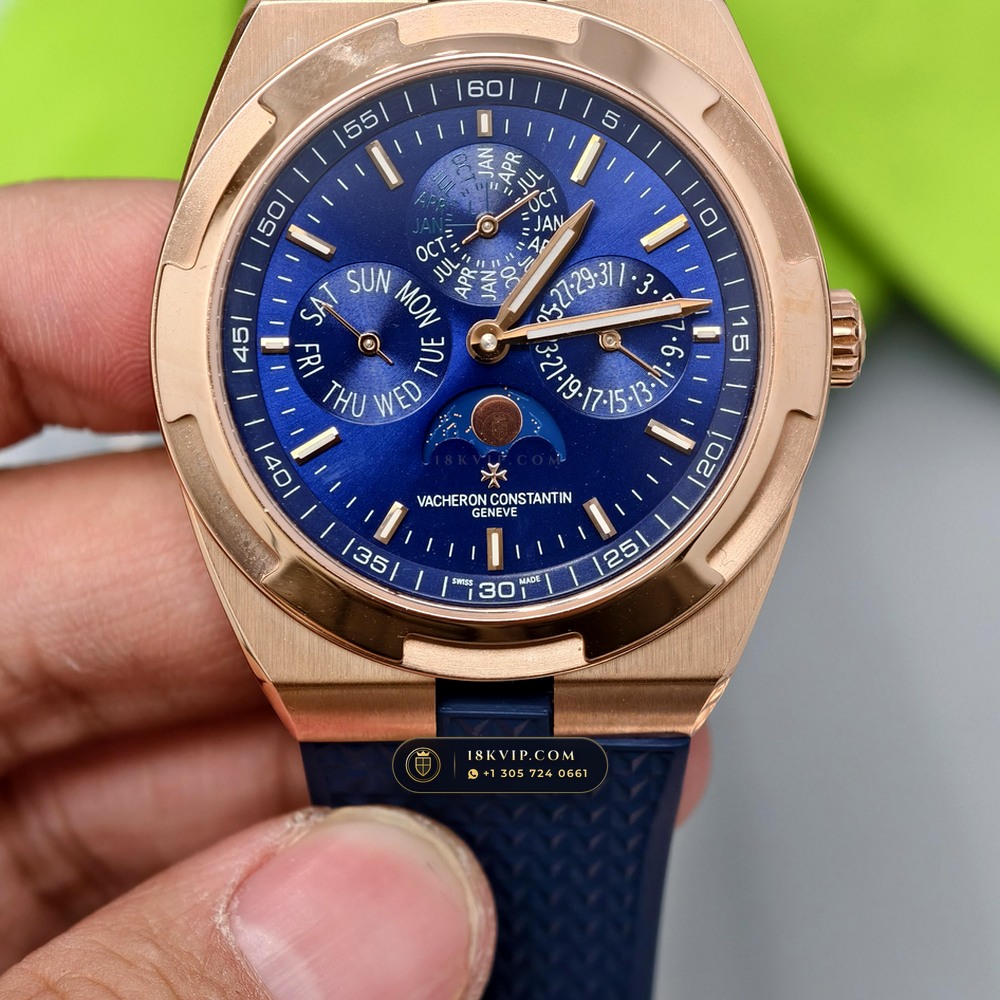 Vacheron Constantin Overseas Perpetual Calendar / Ultra-Thin 18K Rose Gold Ref. 4300V — Private Vault Edition — Studio Gallery Plate II in 18K Rose Gold Au750 (176.2g Verified Mass, Vacheron Constantin Cal. 1120 QP/1 Ultra-Thin)