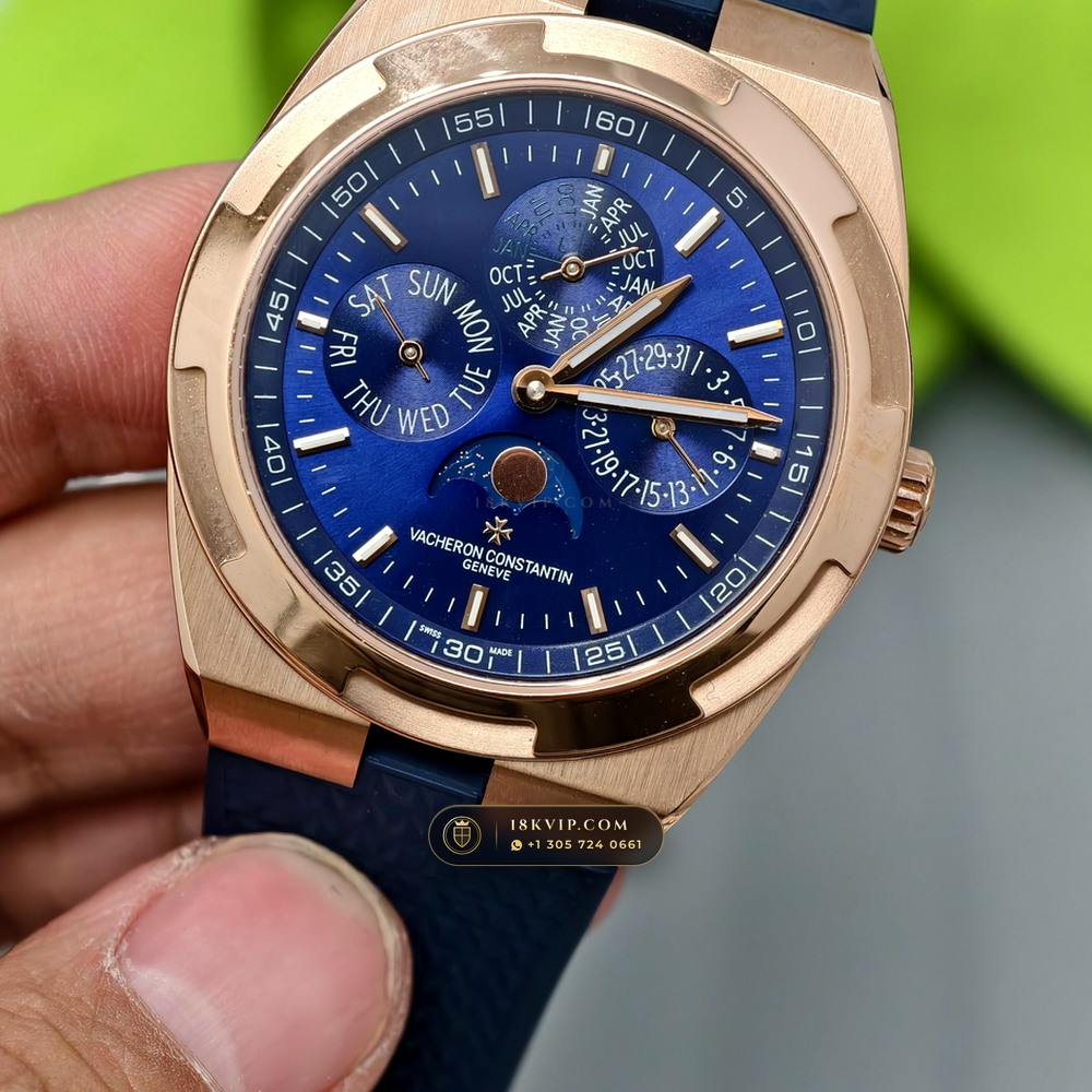 Vacheron Constantin Overseas Perpetual Calendar / Ultra-Thin 18K Rose Gold Ref. 4300V — Private Vault Edition — Studio Gallery Plate III in 18K Rose Gold Au750 (176.2g Verified Mass, Vacheron Constantin Cal. 1120 QP/1 Ultra-Thin)