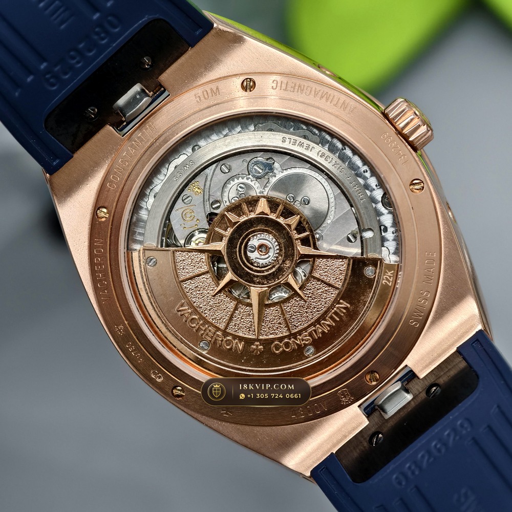 Vacheron Constantin Overseas Perpetual Calendar / Ultra-Thin 18K Rose Gold Ref. 4300V — Private Vault Edition — Studio Gallery Plate VI in 18K Rose Gold Au750 (176.2g Verified Mass, Vacheron Constantin Cal. 1120 QP/1 Ultra-Thin)