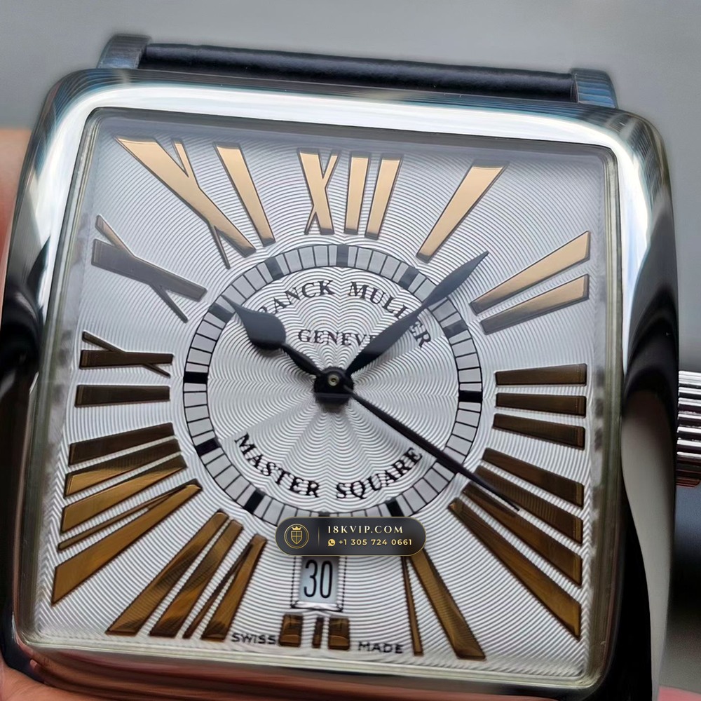 Franck Muller Master Square 36.5mm Roman Dial Ref. 6000H-SC-DT — Private Vault Edition — Studio Gallery Plate III in 904L Stainless Steel Custom Architecture (92.2g Verified Mass, Franck Muller Cal. FM 0800 Automatic)