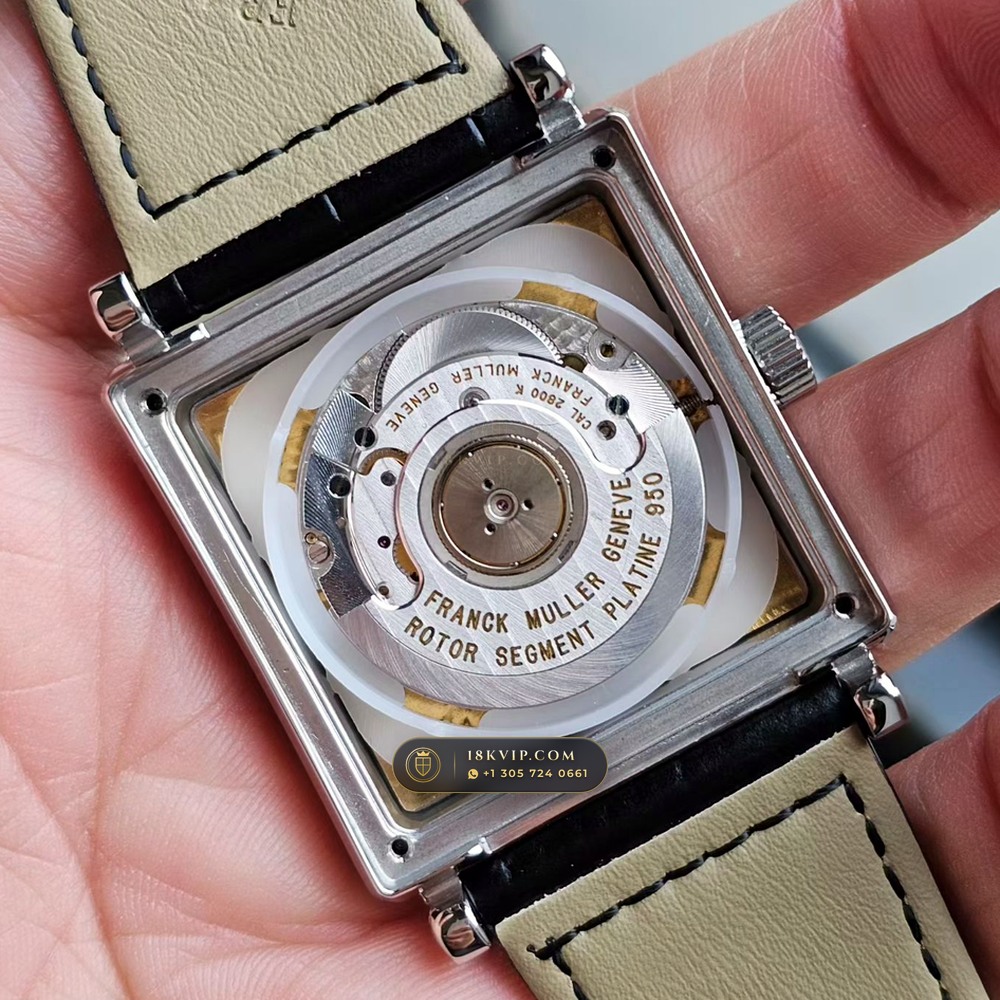 Franck Muller Master Square 36.5mm Roman Dial Ref. 6000H-SC-DT — Private Vault Edition — Studio Gallery Plate IV in 904L Stainless Steel Custom Architecture (92.2g Verified Mass, Franck Muller Cal. FM 0800 Automatic)