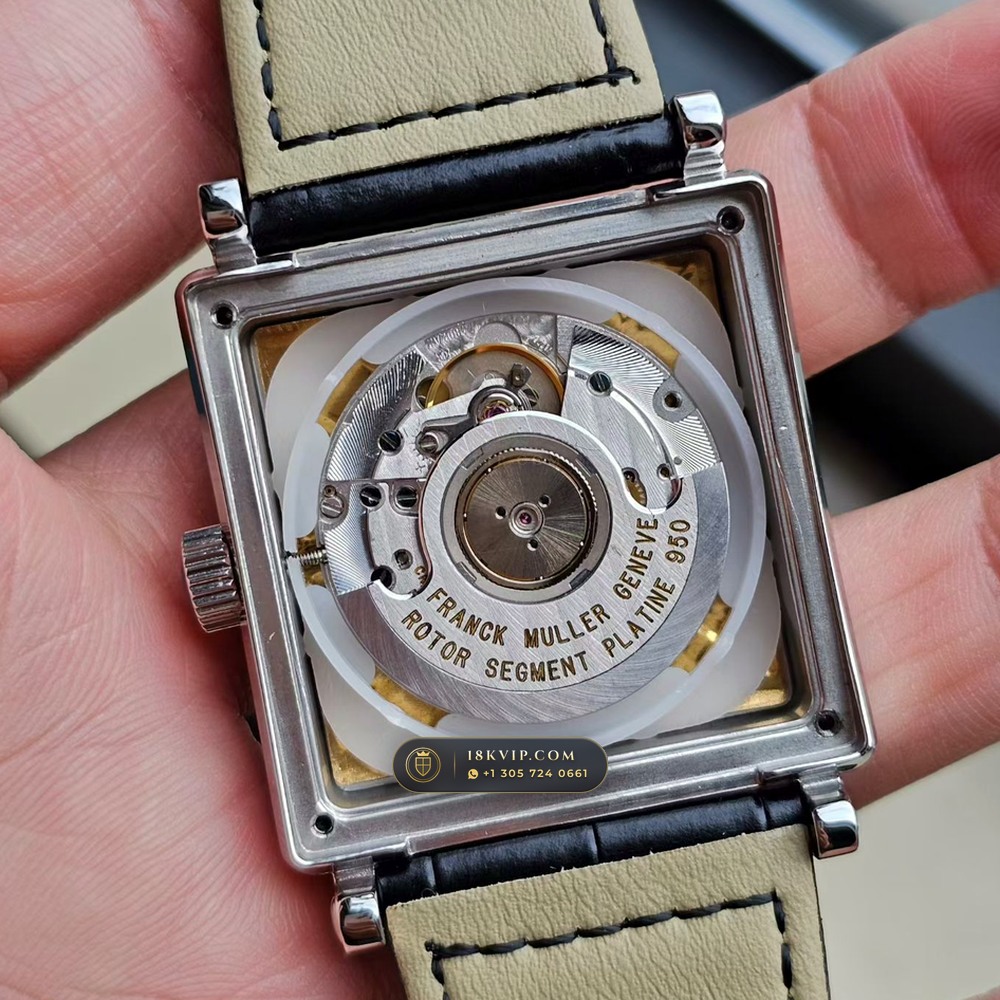 Franck Muller Master Square 36.5mm Roman Dial Ref. 6000H-SC-DT — Private Vault Edition — Studio Gallery Plate V in 904L Stainless Steel Custom Architecture (92.2g Verified Mass, Franck Muller Cal. FM 0800 Automatic)