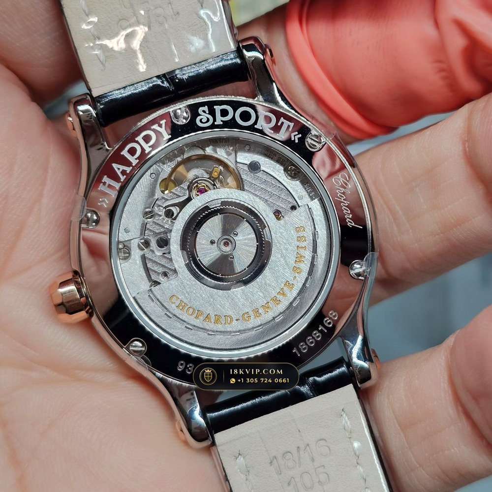 Chopard Happy Sport Icons 36mm Floating Diamonds Ref. 278559-3001 — Private Vault Edition — Studio Gallery Plate VI in 904L Stainless Steel Custom Architecture (88.6g Verified Mass, Chopard Manufacture Cal. 09.01-C)