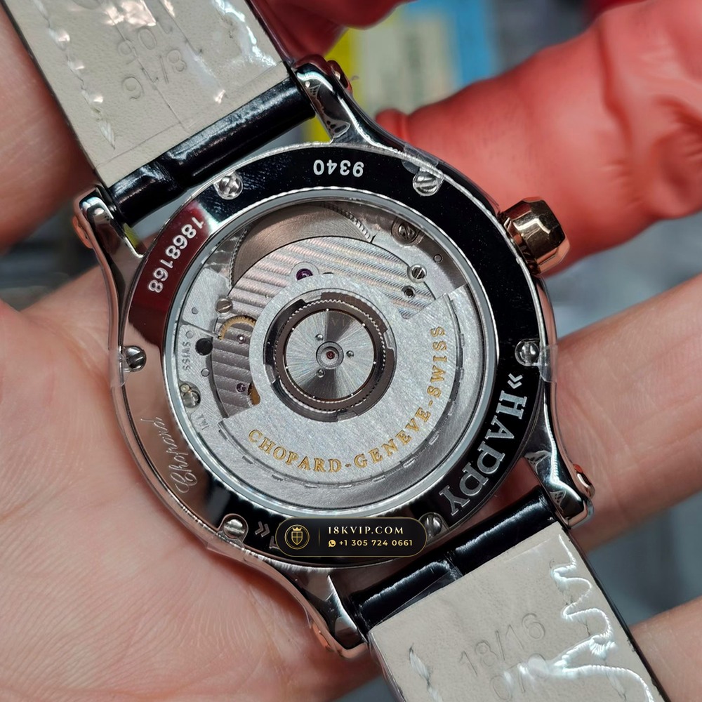 Chopard Happy Sport Icons 36mm Floating Diamonds Ref. 278559-3001 — Private Vault Edition — Studio Gallery Plate VII in 904L Stainless Steel Custom Architecture (88.6g Verified Mass, Chopard Manufacture Cal. 09.01-C)
