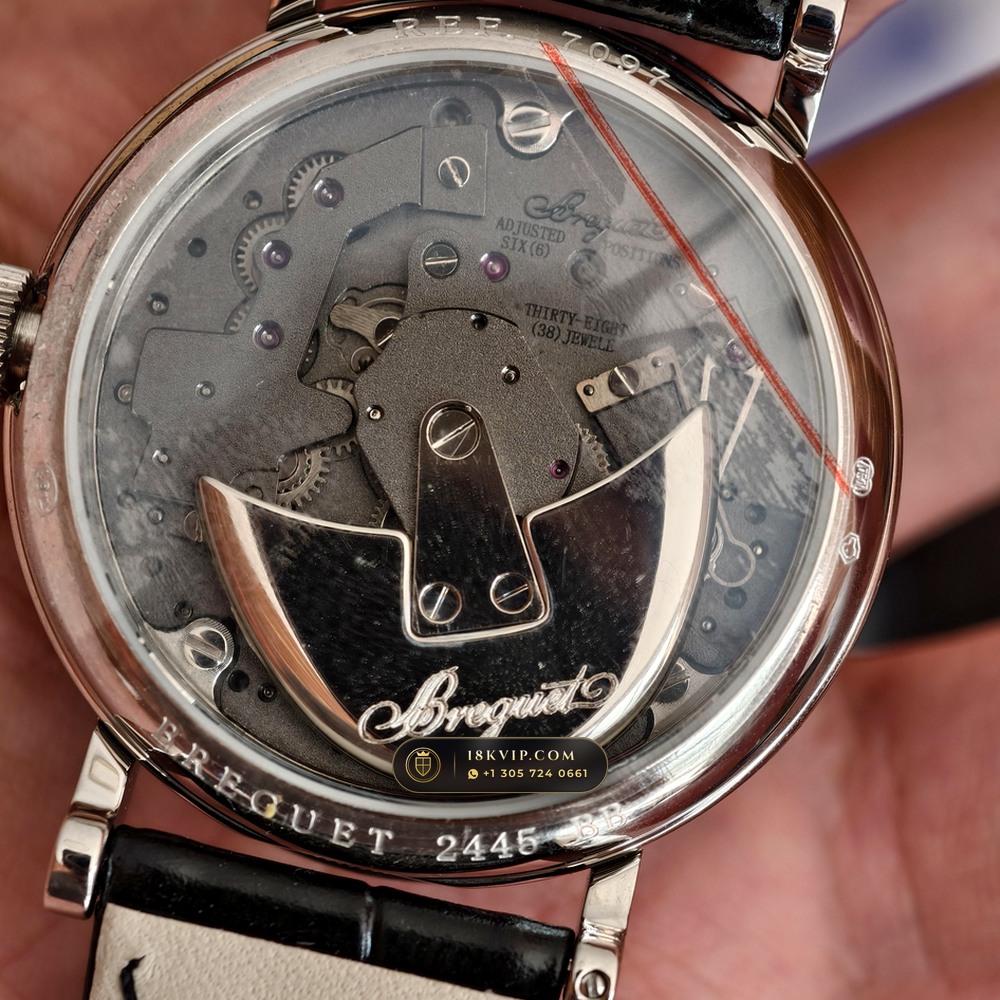 Breguet Tradition Automatique Seconde Retrograde 40mm 18K White Gold Ref. 7097BB/G1/9WU — Private Vault Edition — Studio Gallery Plate III in 18K White Gold Au750 (86.8g Verified Mass, Breguet Manufacture Cal. 505SR1 - Inverted Silicon Escapement)